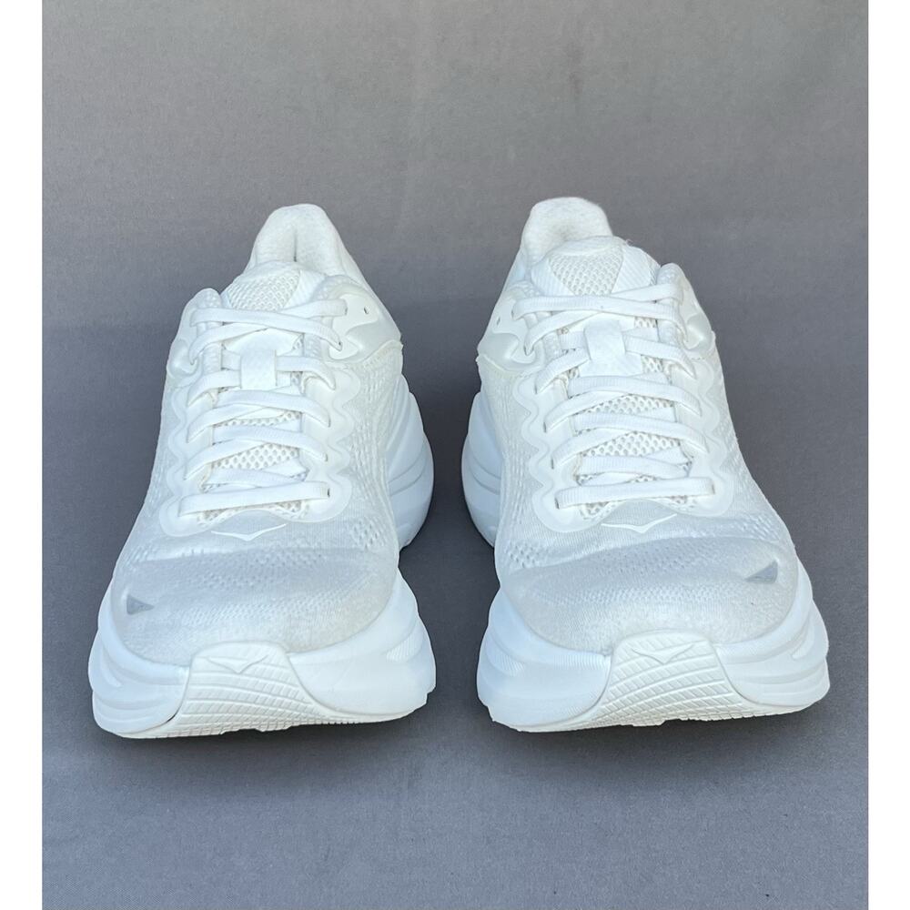 Hoka One One Bondi 9 Running Shoes White Men's Size 8 D US Size - Picture 5 of 11